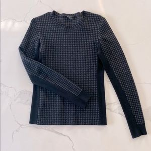 SOLD Theory herringbone sweater